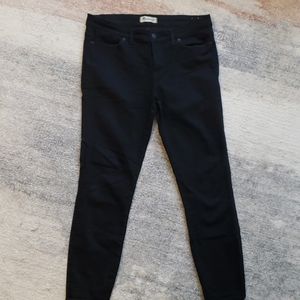 Madewell skinny skinny black jeans